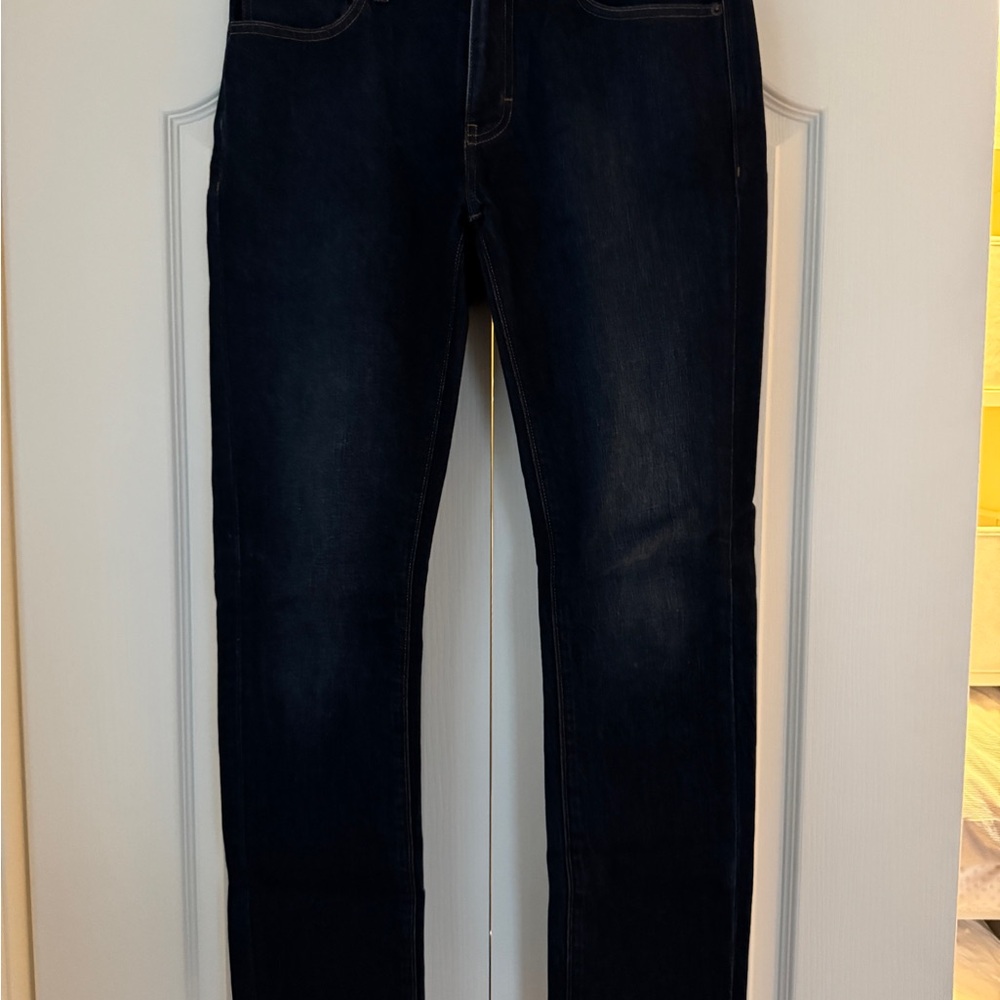 J Crew Men's Classic Navy Slim Flex Jeans